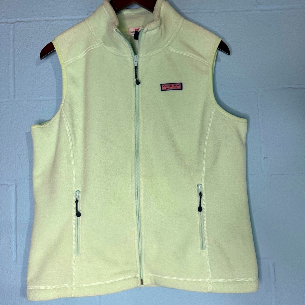 Vineyard Vines Mint Green Fleece Vest